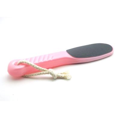 China High Quality OEM Pink Scrapers Foot Folder with Black Sanding Paper 100/180 21.5x5.3x2cm for sale