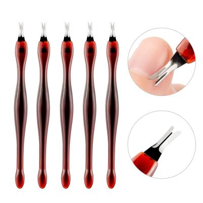 China Customized Hot Selling Good Quality Finger Cuticle Trimmer With Cuticle Pusher for sale