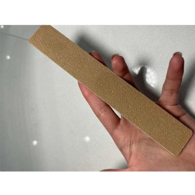 China 2021 Hot Seller Korea Quality Grit 80/80 and 100/100 Rectangle Shape Brown Color Nail File Grit Soft 2021 for sale