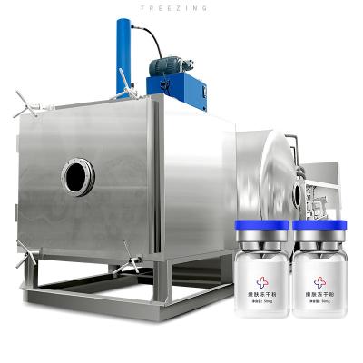 China Fruit 50 Sqm Probiotics Vaccine Medical Industrial Pharmaceutical Sterilisable Freeze Dryer Machine Silicone Oil Vacuum Freeze Dryer for sale