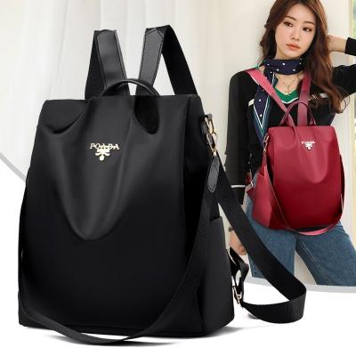 China Anti-theft Women Fashion 2022 Bags For High School Teenagers Ladies Shoulder Bag Water Repellent Oxford Cloth Backpack for sale