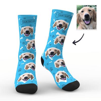 China OEM Novelty Sport Custom Design Men's Unisex Logo 3D Sublimation Printed Custom Socks Printing For Men And Women for sale