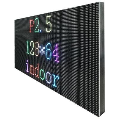 China Black LED pitch p2.5 indoor led display indoor advertising market oriented module for sale