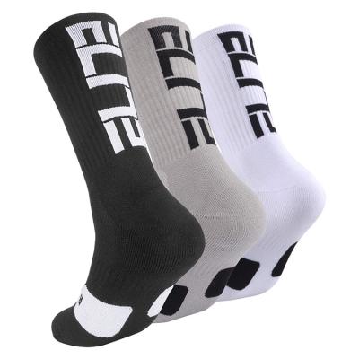 China Fashion Sports Brand Breathable Custom Basketball Socks Bulk Wholesale Good Quality Custom Men's Basketball Sock For Adults for sale