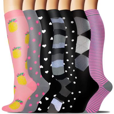 China Breathable Custom Sports Football Boots Quick-drying Long-tube Running Sports Compression Socks for sale