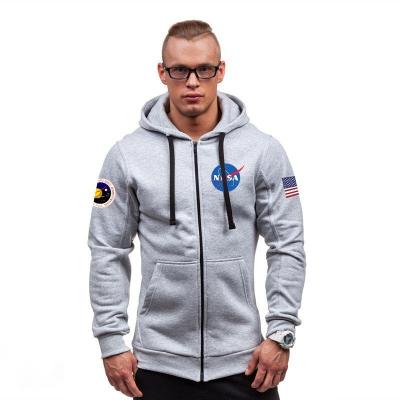 China Custom Logo Men's White Logo Hoodi Zipper Zipper Pull Up Hood Winter Anti-pilling Oversized Pullover Fleece For Men for sale