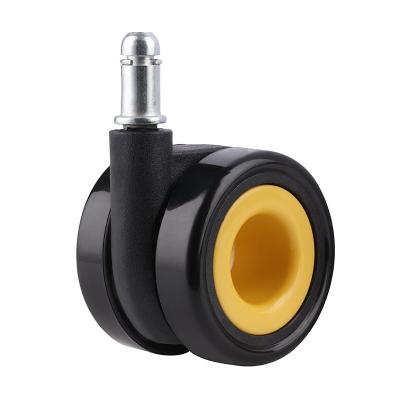 China Lightweight Silent Durable Casters For Furniture Plug-in Universal Double Row Double Wheel for sale