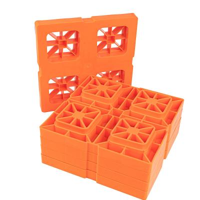 China Amazon Motorhome durable accessories 5 pieces horizontal leveling block building block protection rv rv accessories fatigue leveling block for sale