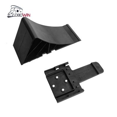 China Hot Sale Motorhome RV Truck Wheel Wedge HDPE Outdoor Rubber Wheel Wedge Anti Slip Ramp Wheel Block for sale