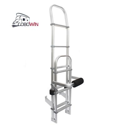 China Amazon General Motorhome Camper Anti Slip rv ladder with 8 steps aluminum alloy rv ladder for sale