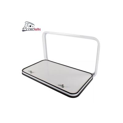 China Aluminum Alloy 1100*500MM Motorhome Luggage Door RV Side Aluminum Alloy Caravan RV Hatch Storage Door for sale