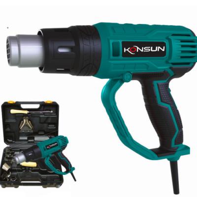 China Professional Electric Hot Air Gun KONSUN 83819 Temperature Heat Gun Model Adjustable 2000W KONSUN for sale