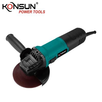 China MRO and KONSUN kx82150 mini price 4inch 800w heavy speed grinding cheap electric attached regulating angle grinder for sale