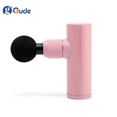 China Mini Body Massage Gun Holding Fitness Muscle Relaxation Small Massager Fascia Gun for sale