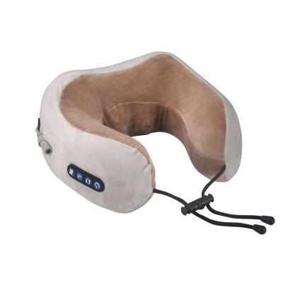 China Rechargeable Cordless Portable Body Memory Neck Massage U Shaped Pillow for sale