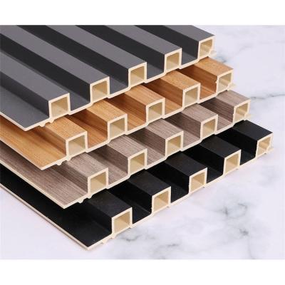 China Best Selling Contemporary Spc Grooved Panel Wall Grill Solid Wood Plank for sale