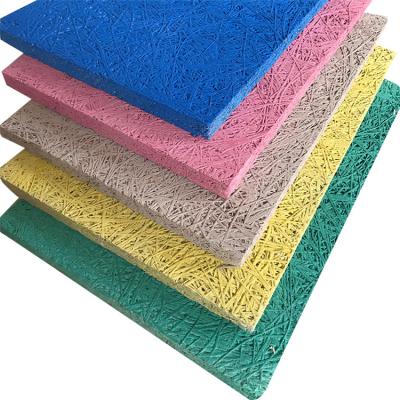 China Contemporary Premium Quality Cheapest Wood-Wool PVC Sound Absorbing Panel for sale