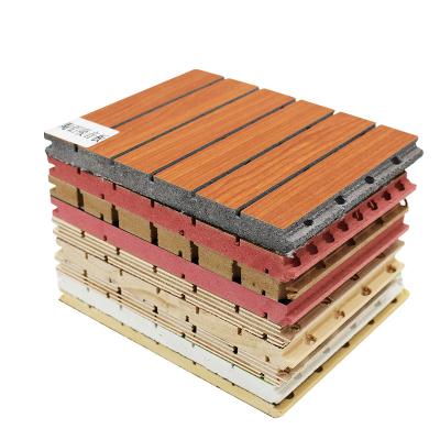 China Contemporary Wooden Sound Absorbing Board Acoustic Wood Wall Panel for sale