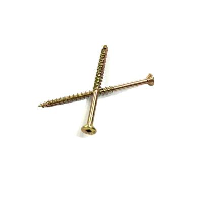 China China factory price flat with screw square drive high quality chipboard flat head tapping screw with 6 seeds under head for sale