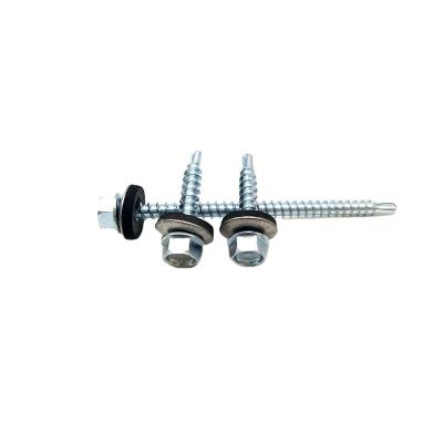 China Stainless Steel Hex Washer Head 1# Shank Galvanized China Micro Self-drilling Screws for sale