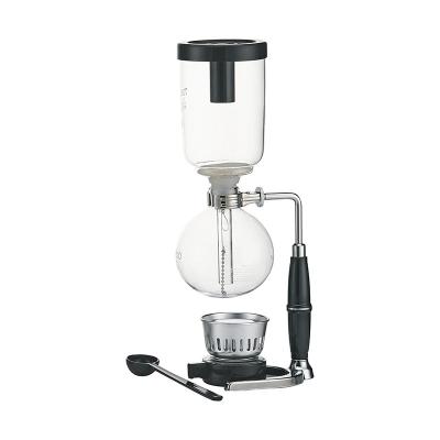 China Hotel Professional Production 304 Stainless Steel 400 And 700ml Siphon Coffee Maker for sale