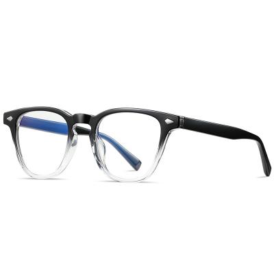 China Blue Light Glasses Eyewear Optical Frames Nomadic Computer Eye Glasses Square Clear Thick Square Men Anti Retro for sale