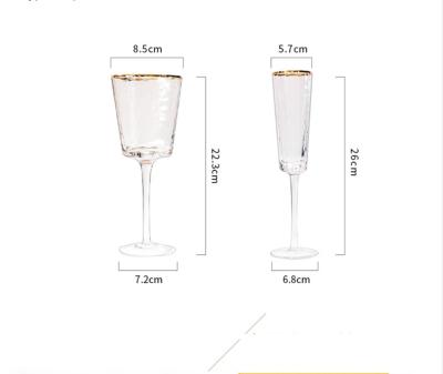 China New Classic/Postmodern Phnom Penh Red Wine Glasses Crystal Glass Small S Champagne Glasses European Tall Glass for sale