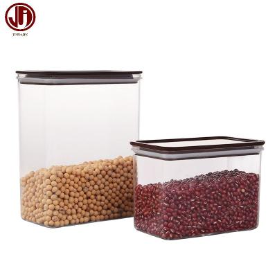 China Cereal Storage Box Kitchen Tank Rice Beans Oatmeal Dispenser Snacks Dried Fruit Storage Box for sale