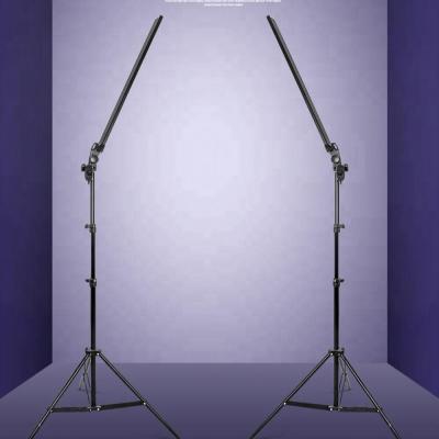 China Photo Camera Studio Photography Video Light Kit 30W/PCS 5500K Led Visual Fill Light With 2 Light Stand for sale