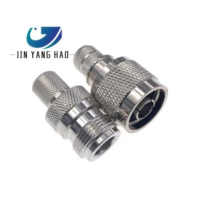 China Straight Type Electric Bike N Male Plug LMR400 RG8 RG213 RG214 Coaxial Cable Connector N Crimp Connector for sale