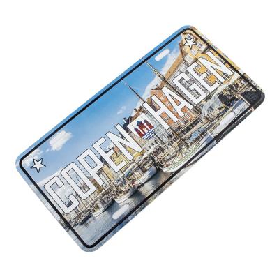 China Customized Printed Aluminum Number Embossed License Plate High Quality China Hot Sale Metal Car Manufacturer for sale