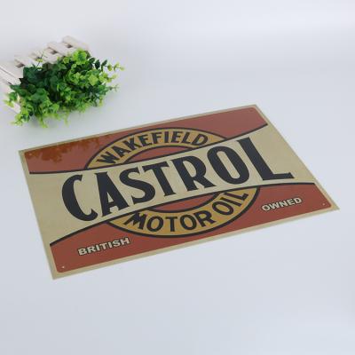 China Europe factory price high quality custom vintage porcelain enamel signs decor vintage metal hanging signs for bar for sale