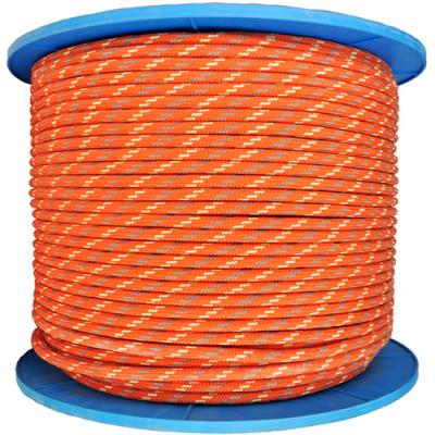 China Water Rescue Rope 10 mm PP UHMWPE Water Rescue Rope FLOATS RELINGUE For Rescue With Reflective Spots for sale