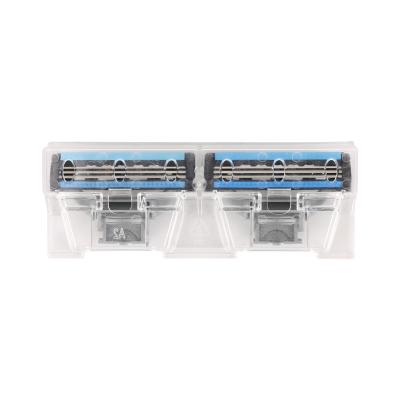 China High End Blue Matrix 3 Blade Razor Cartridges Face Shaving Razor Blade For Men for sale