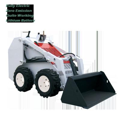 China Farms Electric Mini Skid Steer Loader ESL-380 Lithium Battery for sale