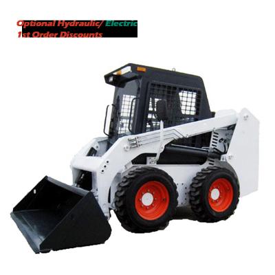 China Construction Material Shops Brand New WSL-1600 Hydraulic Skid Steer Loader from China | Factory Price Snow Blower | WEITAI Front End Mini Loader for sale