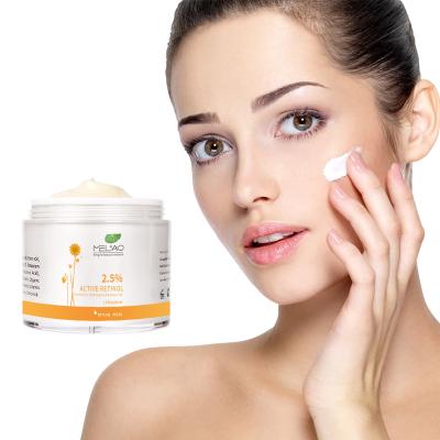 China Moisturizer 2.5% Retinol 50ml Moisturizer Face Cream Anti Aging Remove Wrinkle Vitamin E Retinol Cream For Face for sale