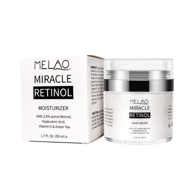 China Natural Facial Moisturizer OEM/ODM MELAO Vitamin E and B3 Cream Moisturizing Face Retinol Anti Aging Whitening Cream for sale