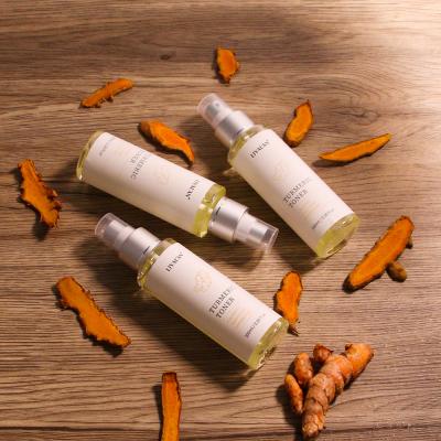 China Organic Toner Vitamin C Turmeric Toners Spray Brightening Anti Acne Firming Natural Turmeric Face Toners for sale