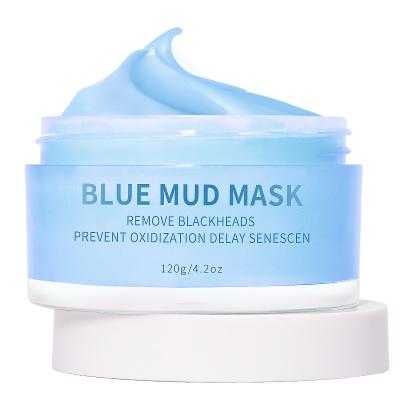 China Wholesale Clay Mask Clean Pore Soften Natural Moisturizer Brightening Blue Mud Face Mask for sale