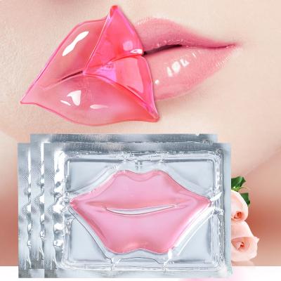 China Wholesale Moisturizer Rose Gold Lip Masks Private Label Hydrogel Lip Plumpe Collagen Gel Sleep Hydration Mask for sale