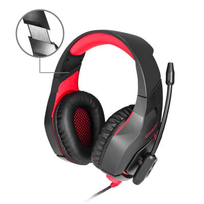 China Real LED Light Over-Ear Computer Vapor Gaming Headset Comfortable Wearing Earphone With MIC Speaker for sale