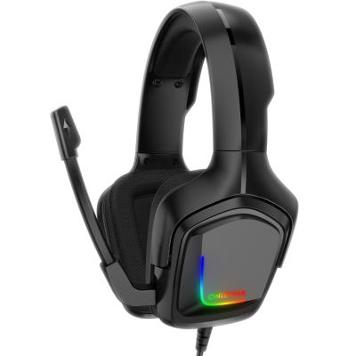 China Noisy Canceling Gaming Headset RGB Desktop Computer Eating Chicken Gaming Headset With Microphone Multi-platform O Compatible Technics for sale