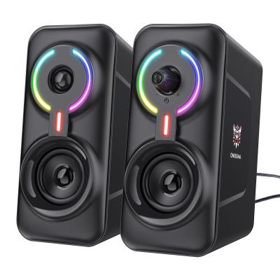 China Mini Portable 2.1 Subwoofer Address System Computer Public Speaker High Fidelity Music Speaker Box For Desktop Waterproof Loudspeaker for sale