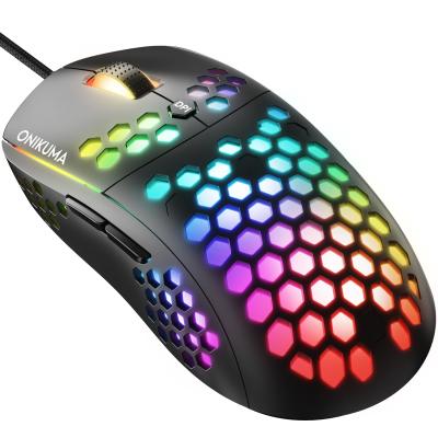 China Lightweight Glowing Wireless Gaming Mouse RGB Gamer Mouse Optical Gaming Mouse OEM Computer Keyboard and Mouse for sale