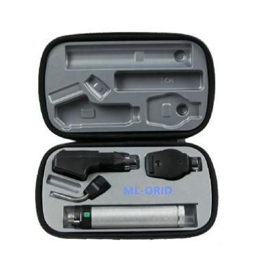 China ML-ORID LED metal diagnostic set with ophthalmoscope, retinoscope and multifunctional illuminator for sale