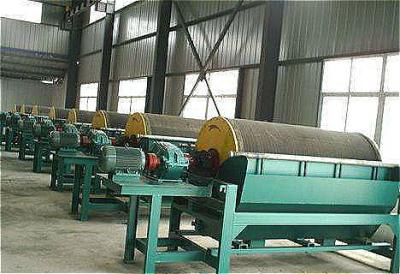 China Higher Output Magnetic Separator Machine , Simple Structure Magnetic Drum Separator for sale