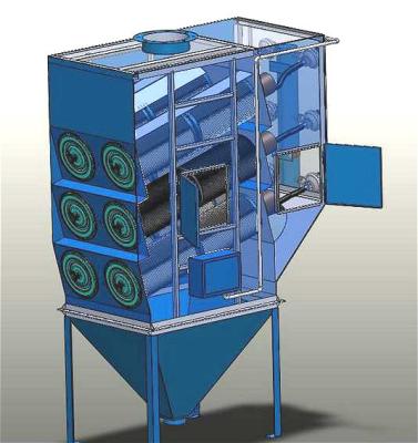 China Endstück stellte industriellen Staub-Filter, Staub-Kollektor-Maschine für Industrie her zu verkaufen