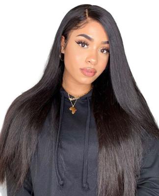 China Wholesale HD Straight 360 Lace Frontal Wig Brazilian Hair Lace Front Human Hair Wigs Virgin Hair Lace Front Wig For Black Women for sale