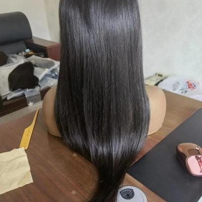 China Other Full Lace Human Hair 100% Straight Human Hair Wig Vendors Hd Brazilian Raw Full Lace Virgin Virgin Transparent Hair Wigs for sale